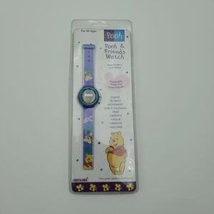 VTG Fantasma Children's Accessories Purple Winnie the Pooh & Friends Watch AS IS